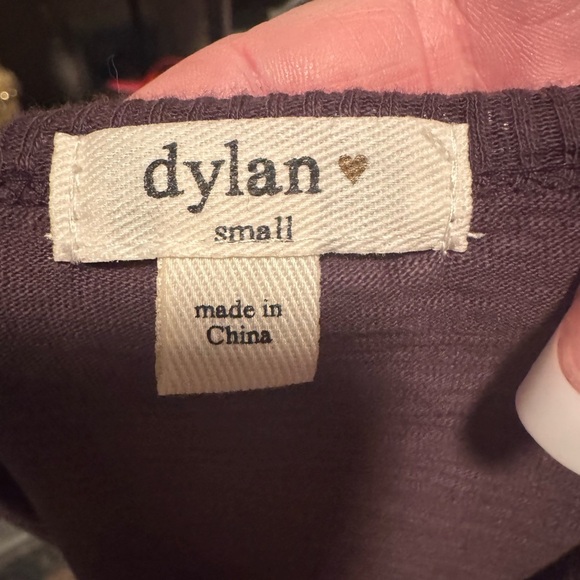 DYLAN COTTON SLUB HANKY HEM DRESS SIZE MEDIUM GREY - Picture 14 of 14